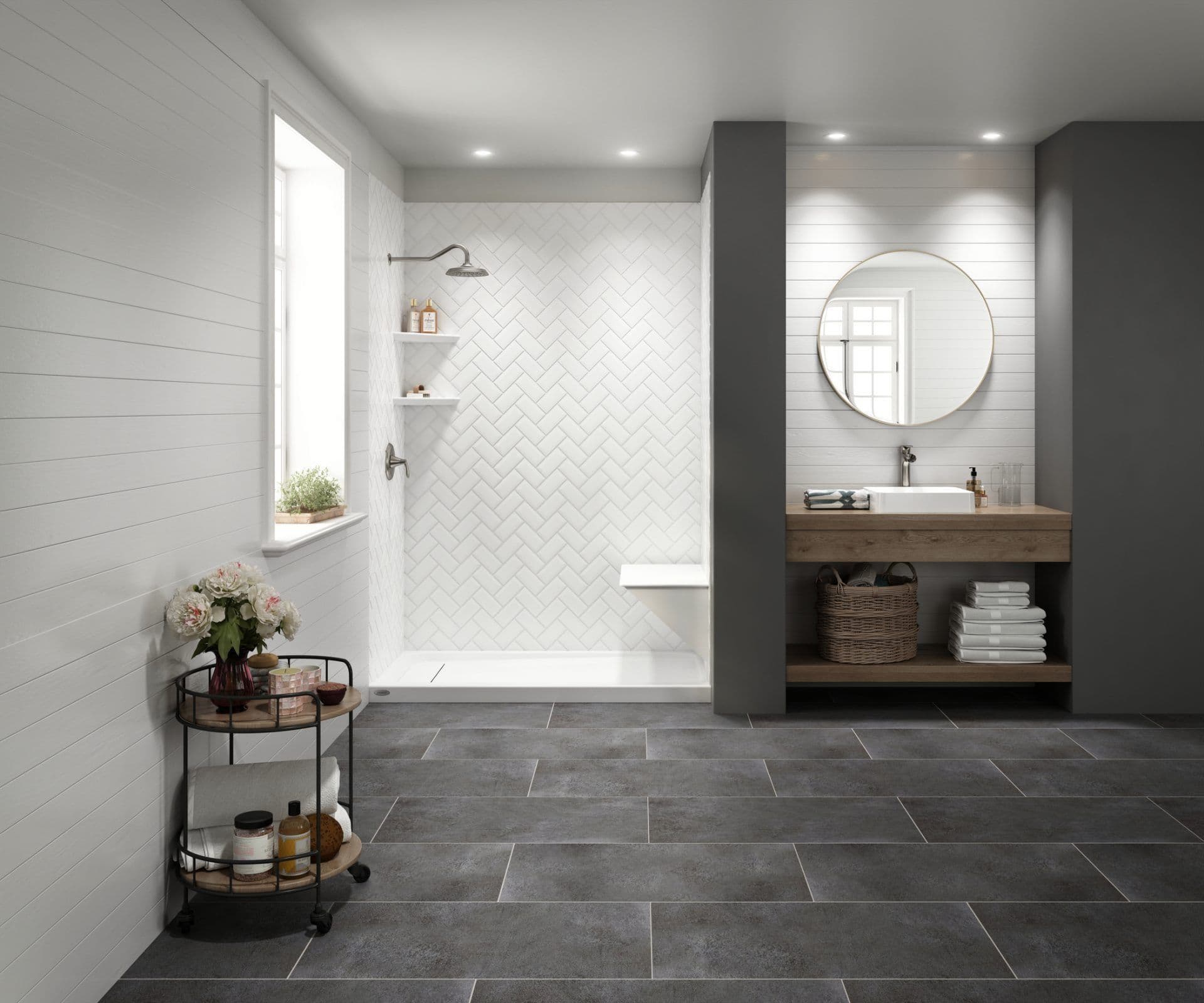 One-Day Bathroom and Shower Renovation